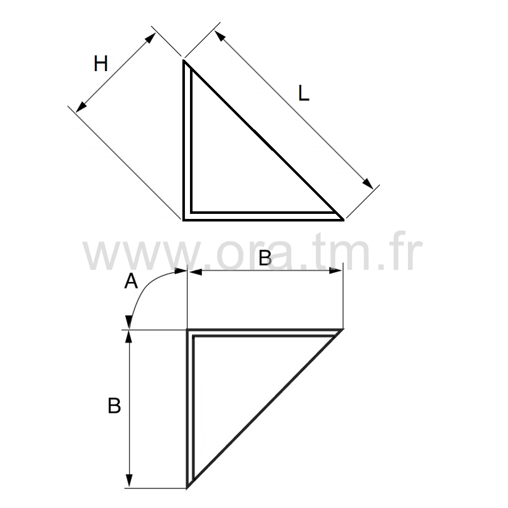 PROA - PROTECTION EMBALLAGE - COIN TRIANGULAIRE