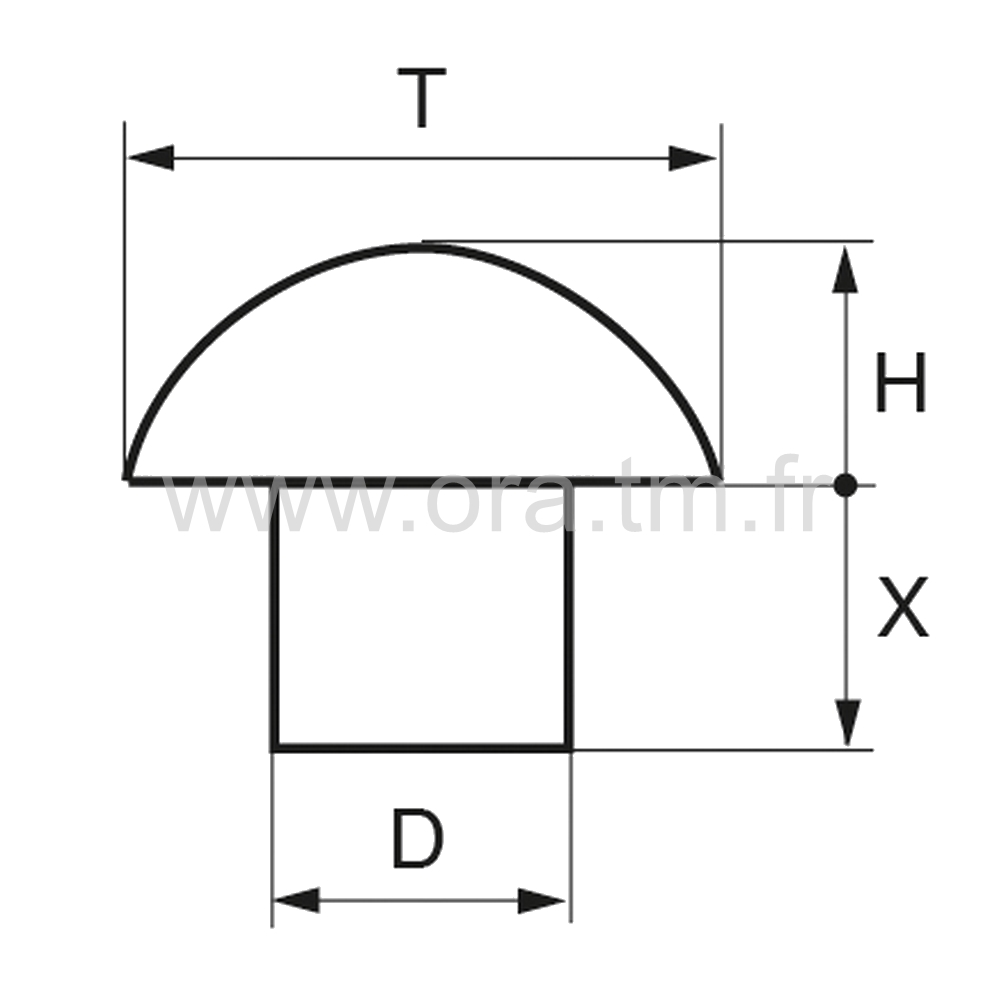 BUP1 - BUTEE PARE-CHOCS - TENON A FORCER