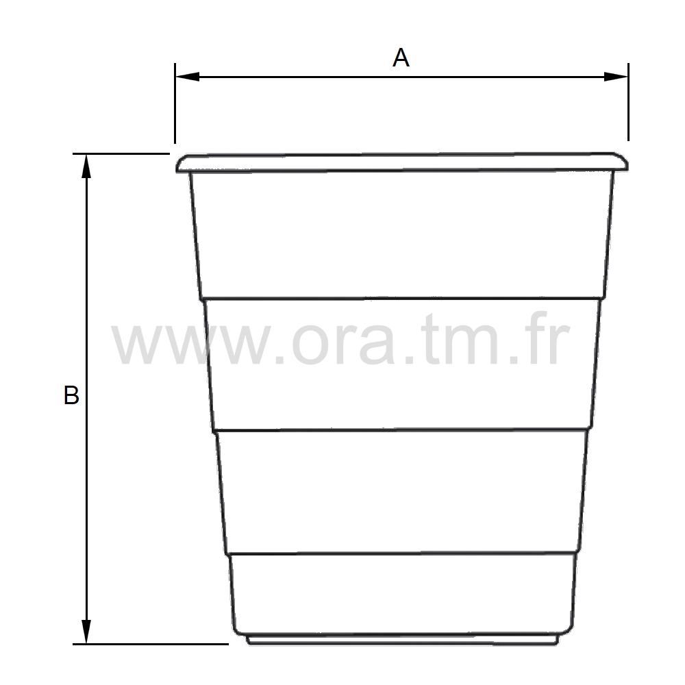 CESG - ACCESSOIRES DE BUREAU - POUBELLE A PAPIER