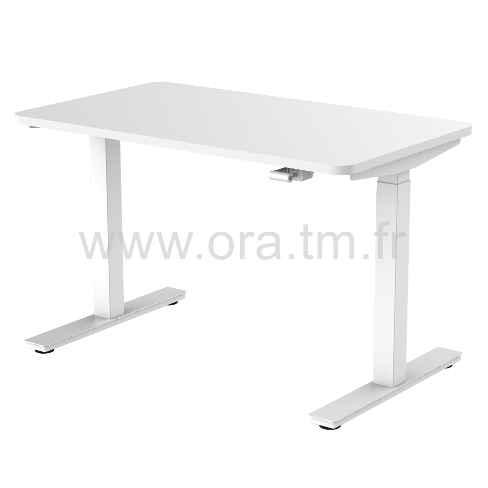 DESK0 - STRUCTURE TABLE REGLABLE - A MANIVELLE