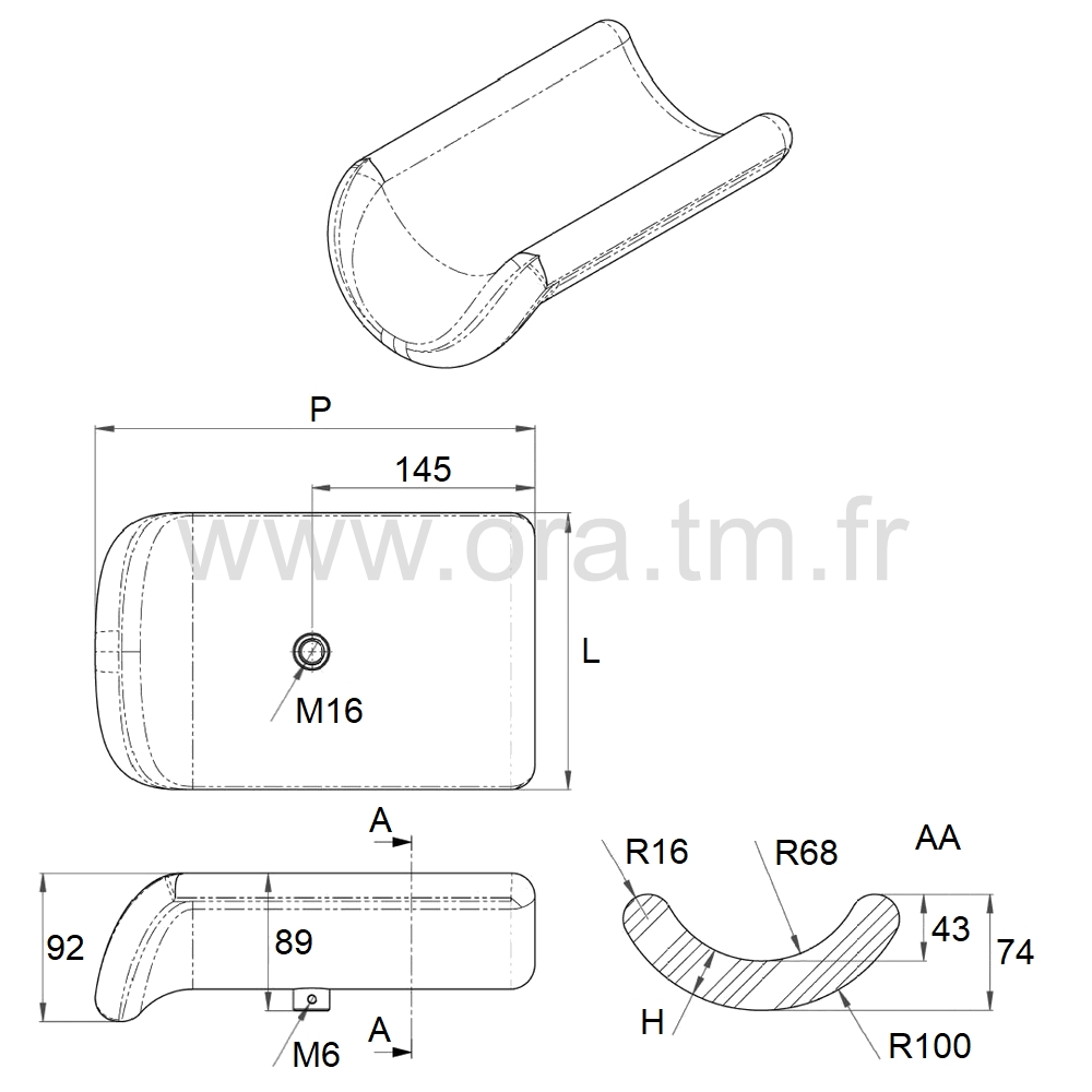 APJ - ARTICLE EN POLYURETHANE - APPUI JAMBE