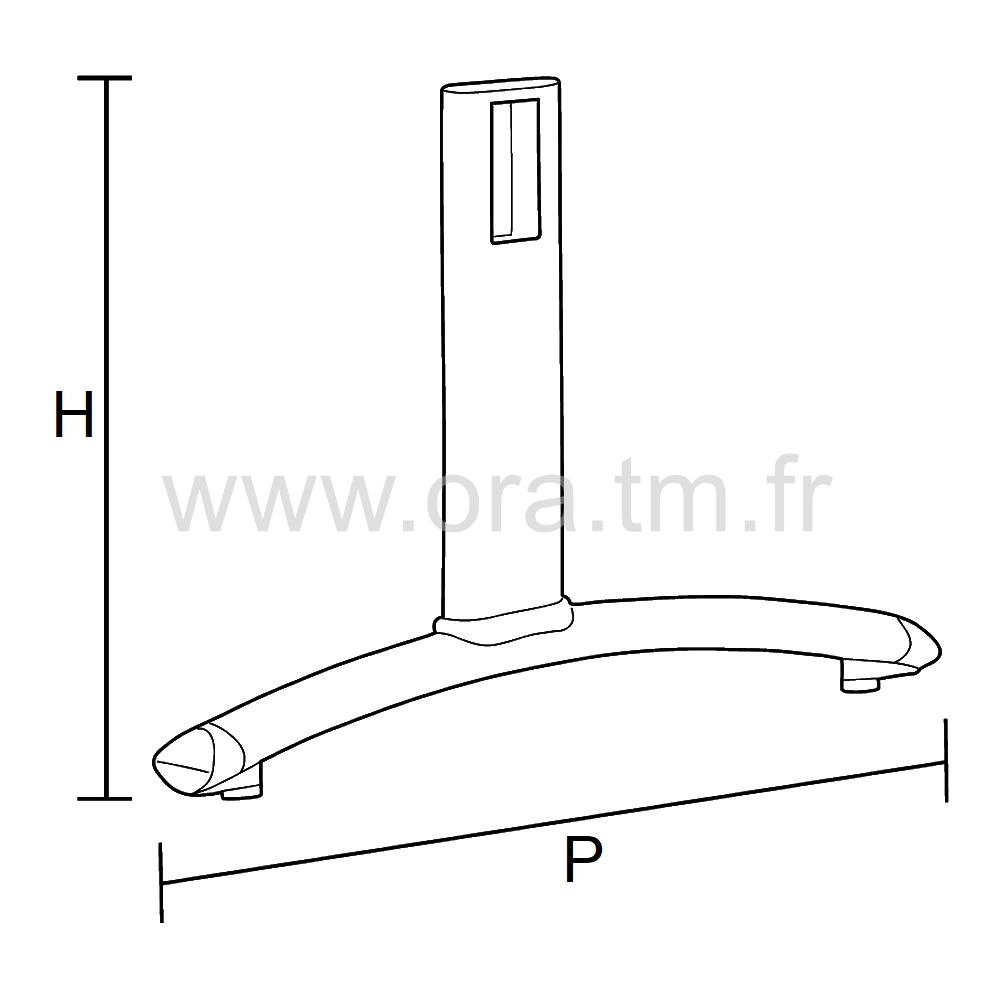 B2B2 - POUTRE SYSTEME MODULAIRE - BASE 2 BRANCHES