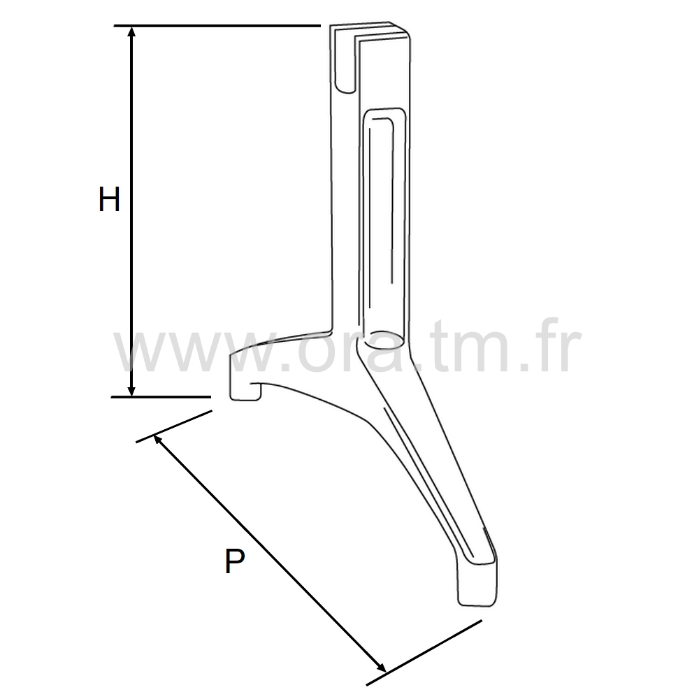 B2BALU - POUTRE SYSTEME MODULAIRE - BASE 2 BRANCHES