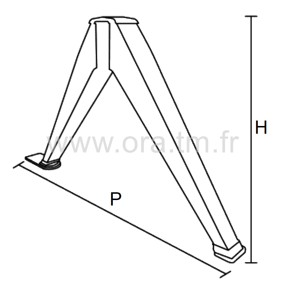 B2BT - POUTRE SYSTEME MODULAIRE - BASE 2 BRANCHES