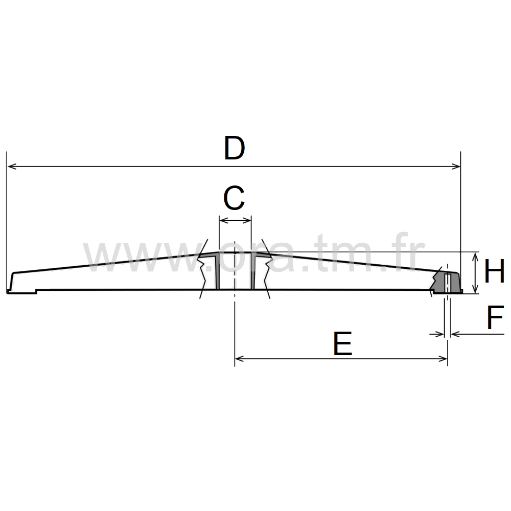 BA4B - PIETEMENT - BASE 4 BRANCHES ALUMINIUM