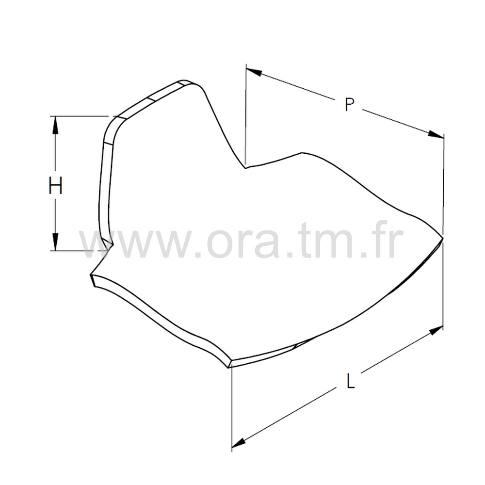 HANDLE - ARTICLE EN POLYURETHANE - ASSISE AVEC PRISE DE MAIN