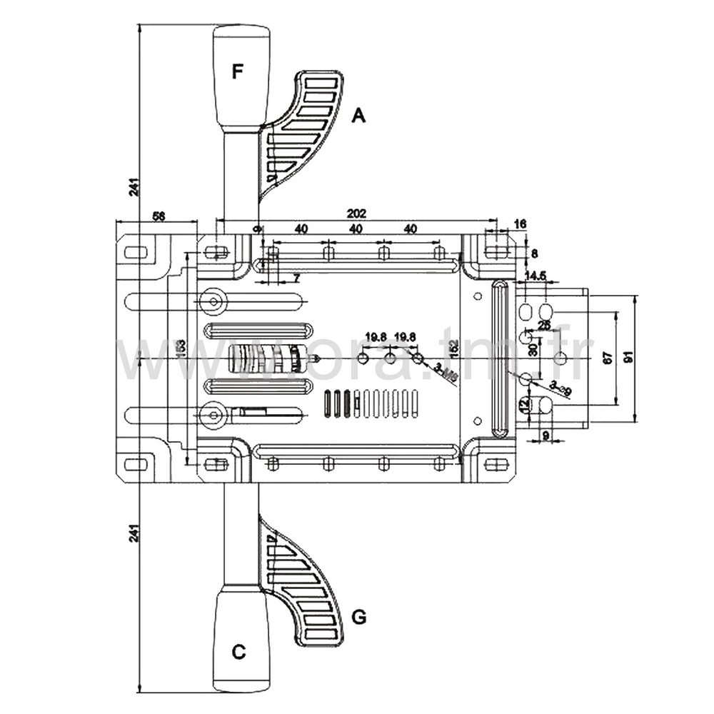 MSY718 - MECANISME - REGLAGE SYNCHRONE