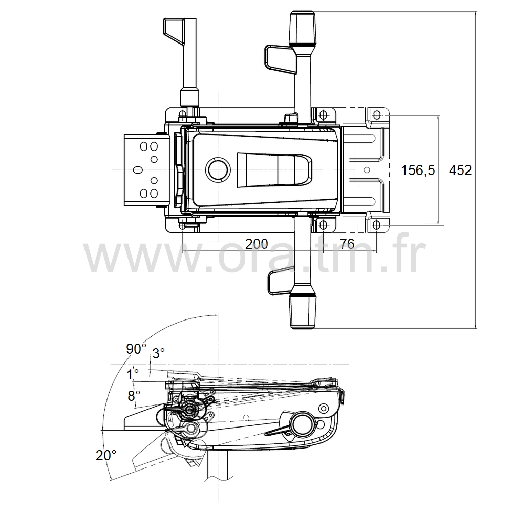 MSY787 - MECANISME - REGLAGE SYNCHRONE