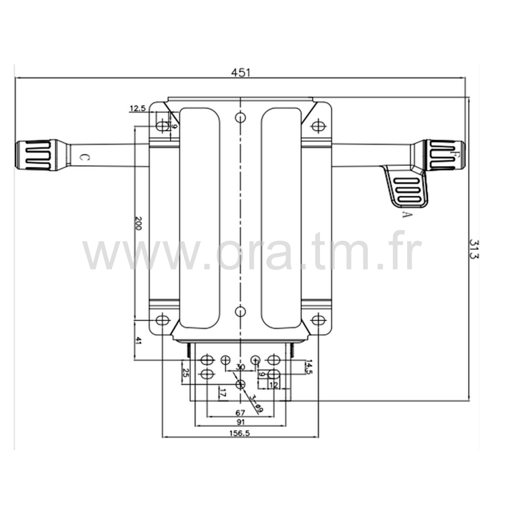 MSY787 - MECANISME - REGLAGE SYNCHRONE