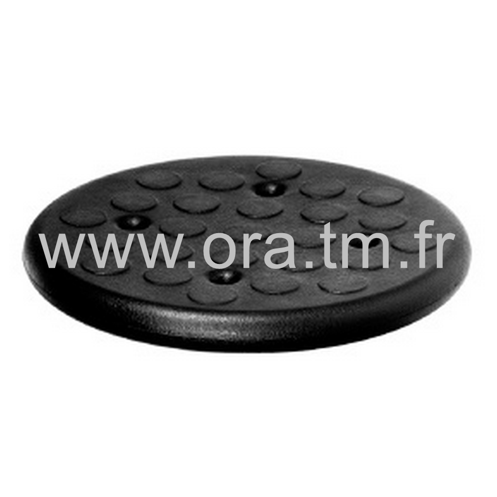 ROUND - ARTICLE EN POLYURETHANE - ASSISE RONDE PERFOREE