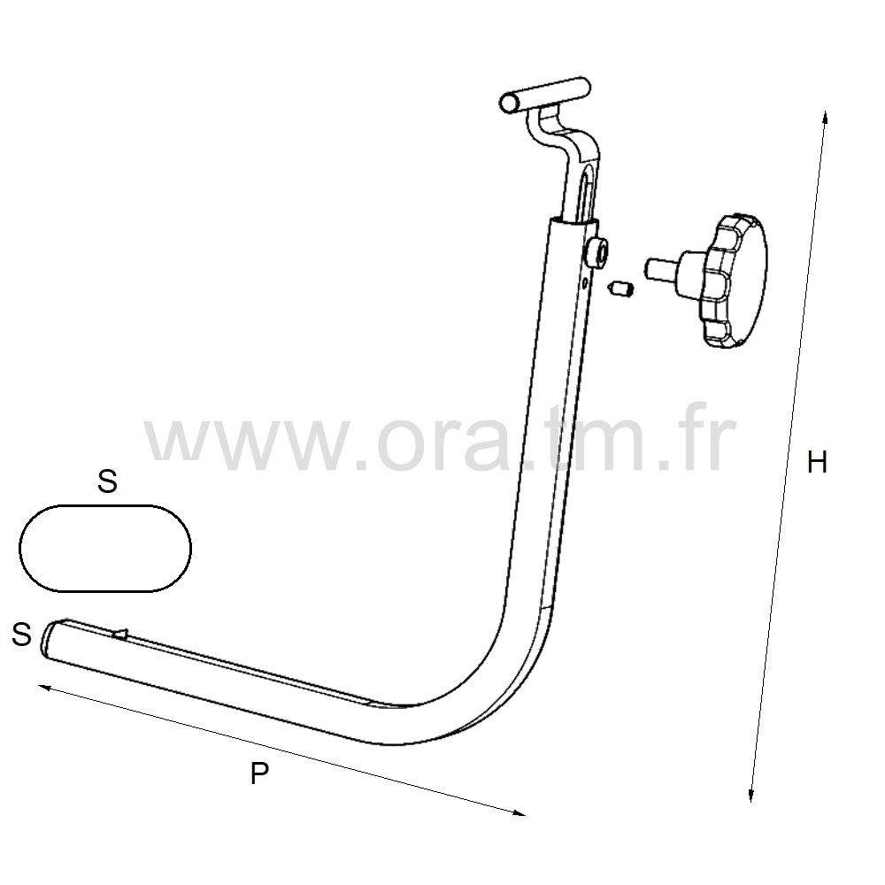 SDTEL - LIAISON ASSISE DOSSIER - LAME OVALE TELESCOPIQUE