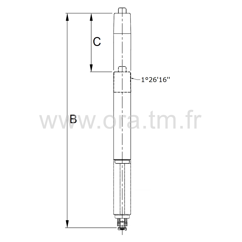 TGP - COLONNE GAZ ET CACHE - PISTON SANS COLONNE