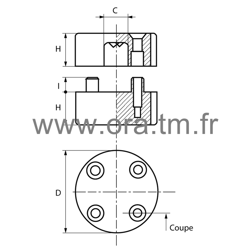 BPC - ATTACHE FIL FILET CLOTURE - PRISE EN CROISILLON