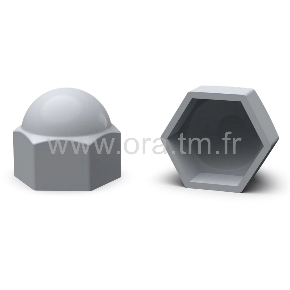 CVEH - CACHE VIS ECROU RIVET - PRISE HEXAGONALE