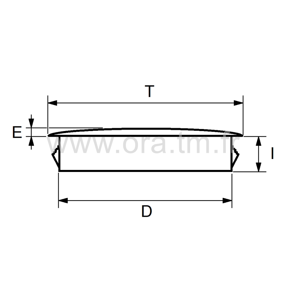 EBA - OBTURATEUR D AERATION - EMMANCHEMENT A CLIPSER