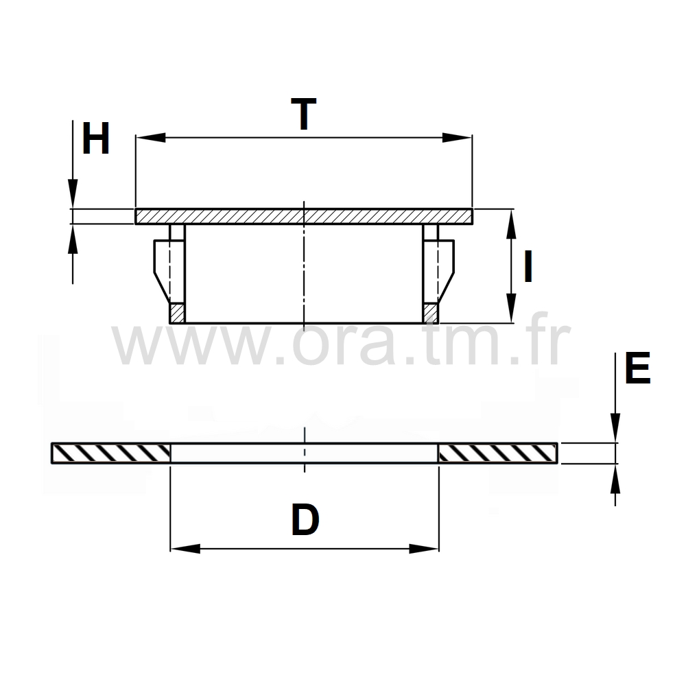 OBI - OBTURATEUR CYLINDRIQUE - EMMANCHEMENT A CLIPSER