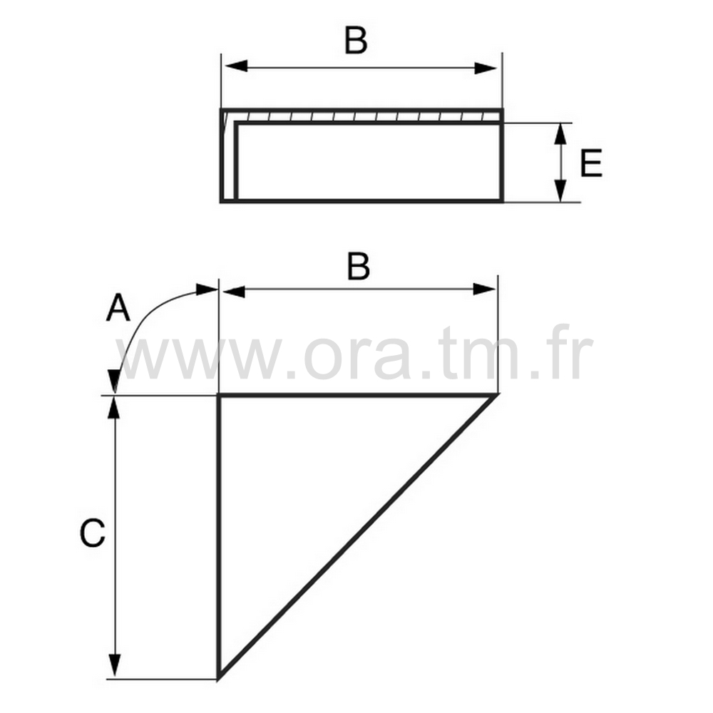 PRO3 - PROTECTION EMBALLAGE - ANGLE DROIT 3 FACES