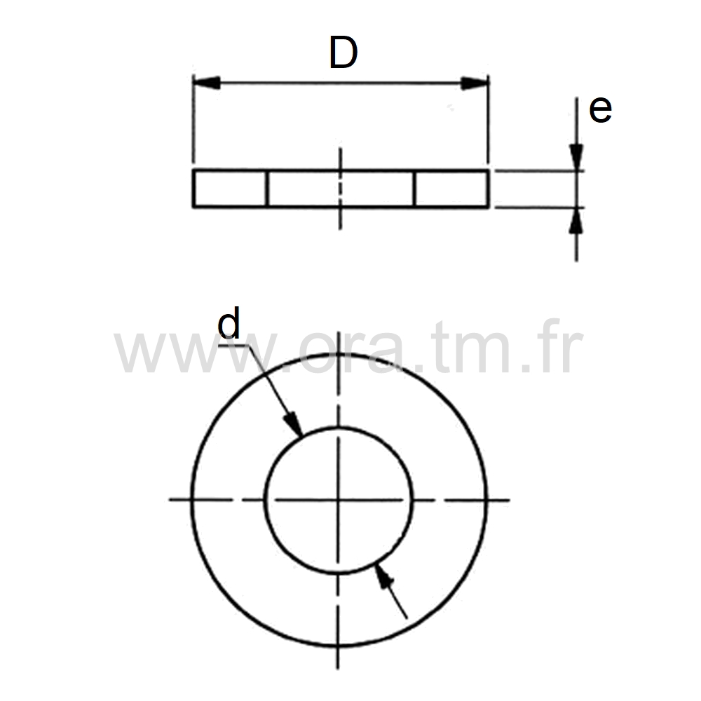 RDF - RONDELLES - APPUIS PLATS