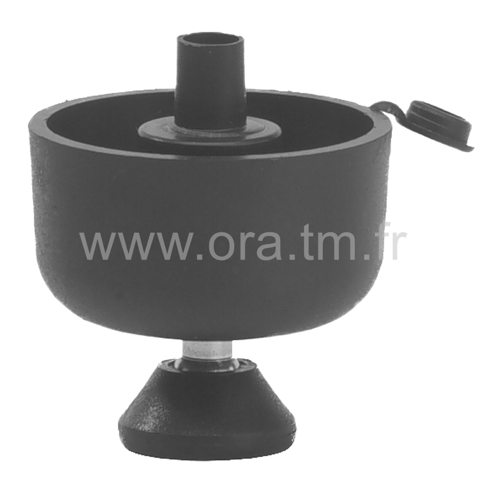 GRD - PIED HAUTEUR REGLABLE - BASE CYLINDRIQUE