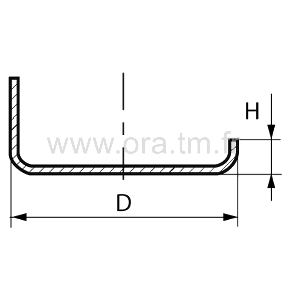 P3G - PATIN A CLOUER - BASE GLISSEUR METAL