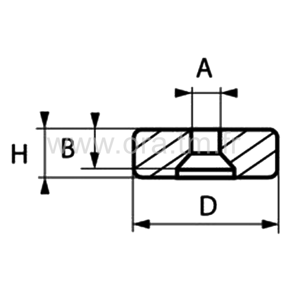 PTE - PATIN A VISSER - BASE CYLINDRIQUE