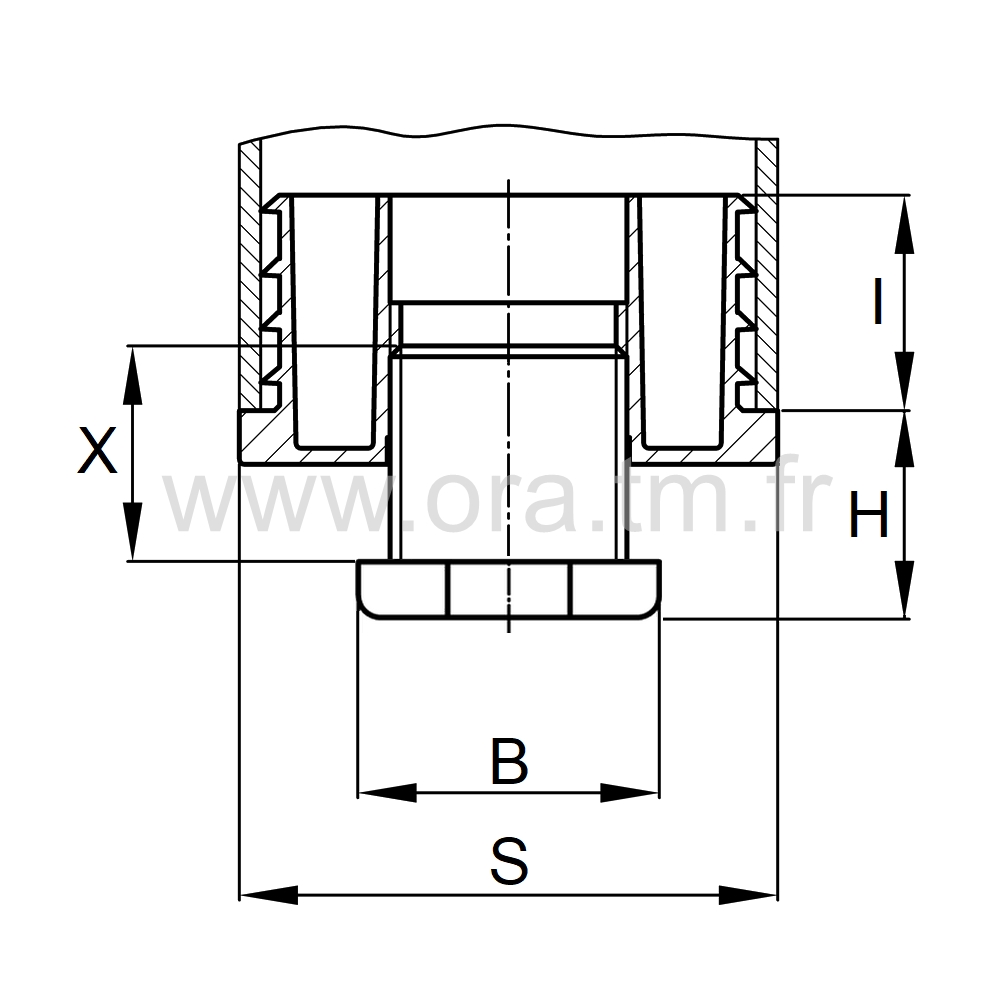 IVO2 - INSERT VERIN - TUBE MEPLAT CHANTS RONDS