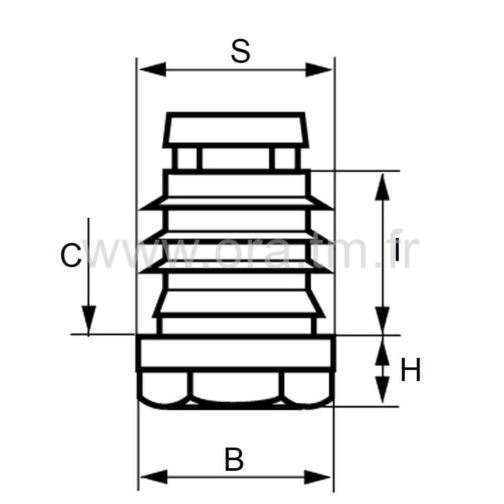 IVYA - INSERT VERIN IMPERDABLE - TUBE CYLINDRIQUE