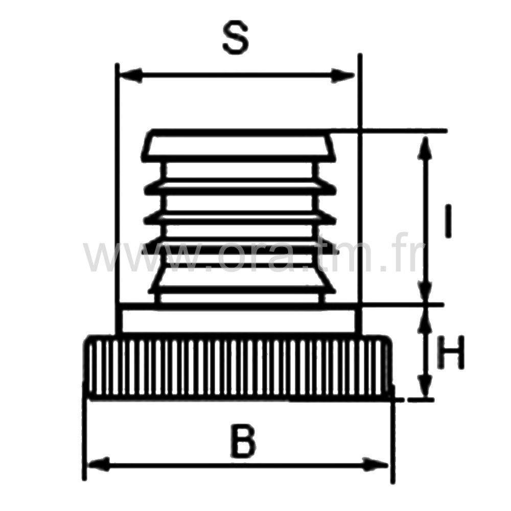 IVYM - INSERT VERIN - TUBE CYLINDRIQUE