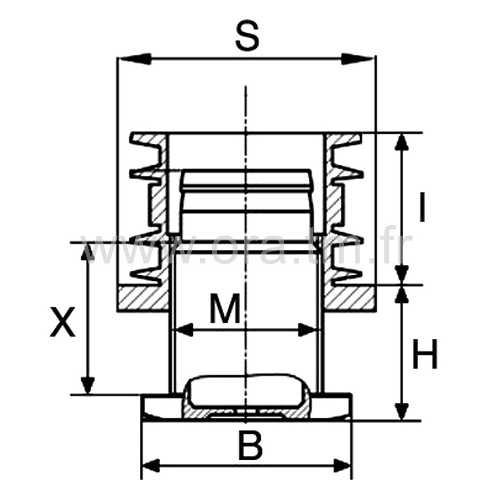 IVZ - INSERT VERIN - TUBE CYLINDRIQUE