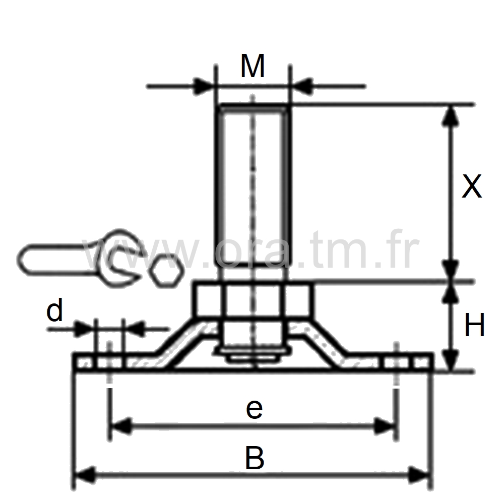 VGAM - VERIN GYROSCOPIQUE - BASE CYLINDRIQUE