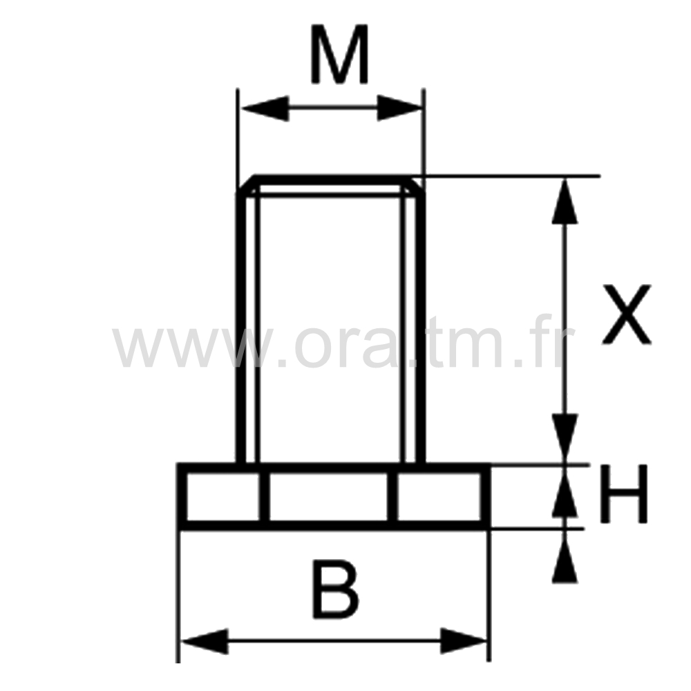 VMO - VERIN MONOBLOC - BASE OCTOGONALE