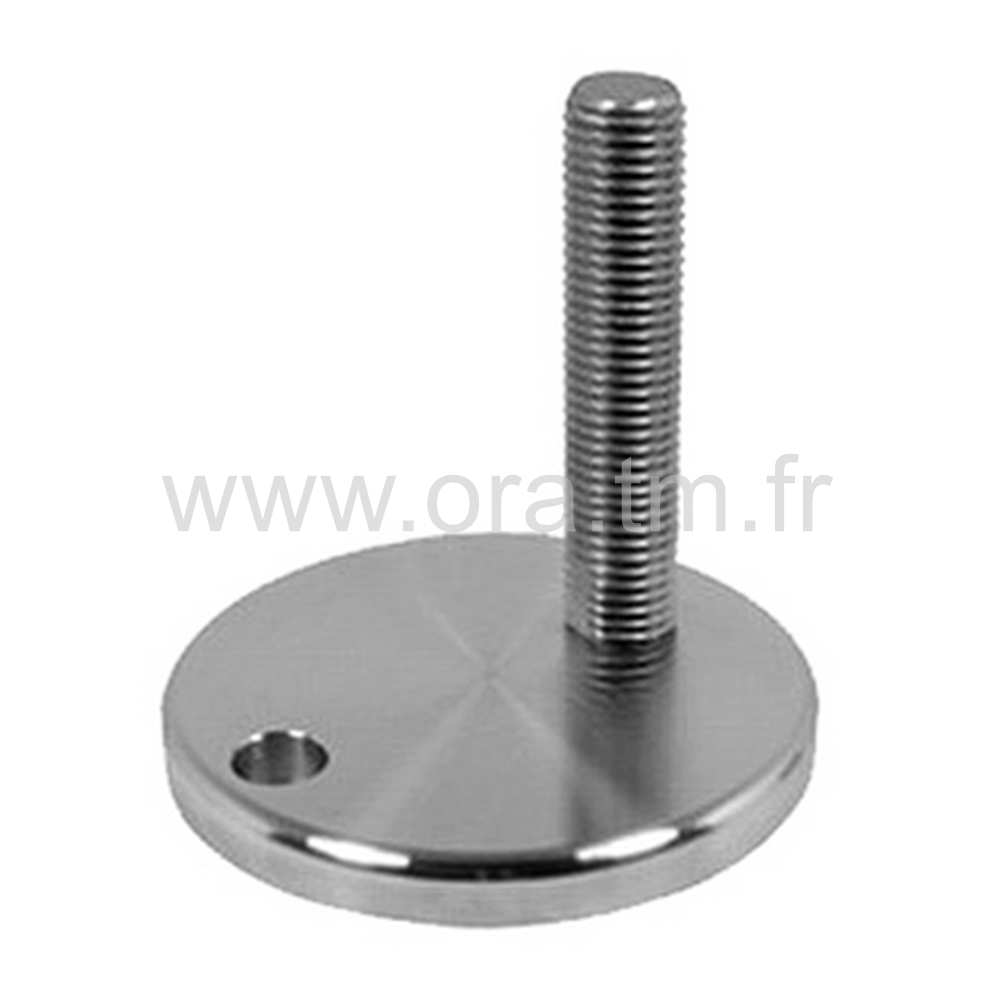 VSP - VERIN PIED MACHINE - BASE CYLINDRIQUE METAL