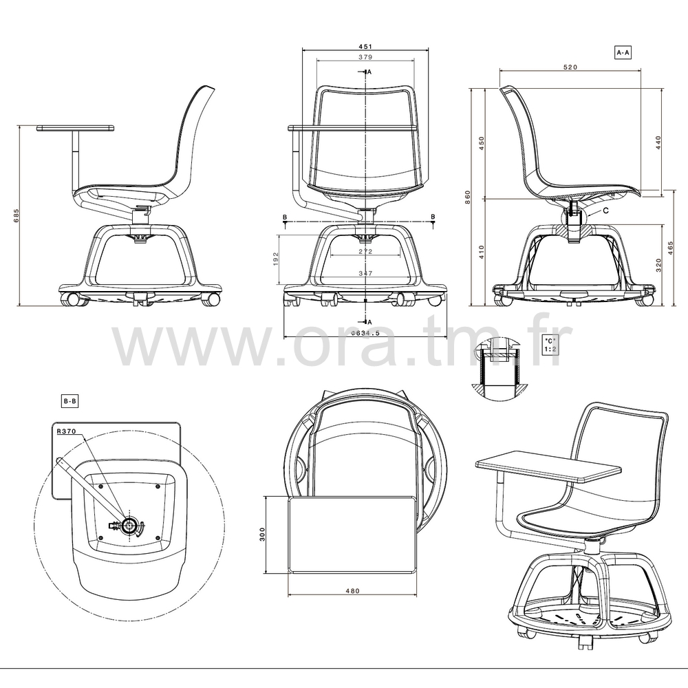 COLEGKIT - FORMATION - CHAISE MOBILE