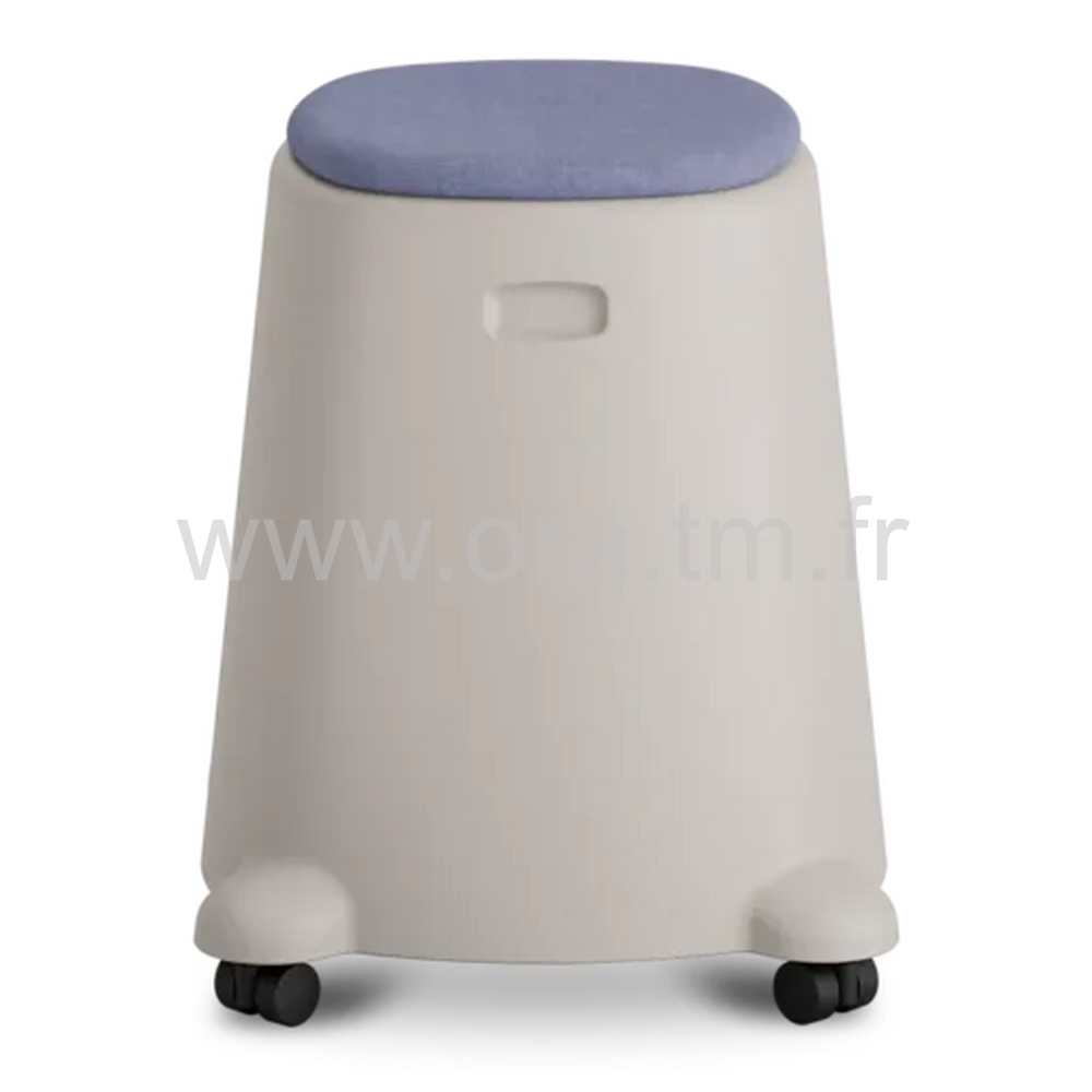 TABAL - COLLECTIVITE - TABOURET SUR ROULETTES