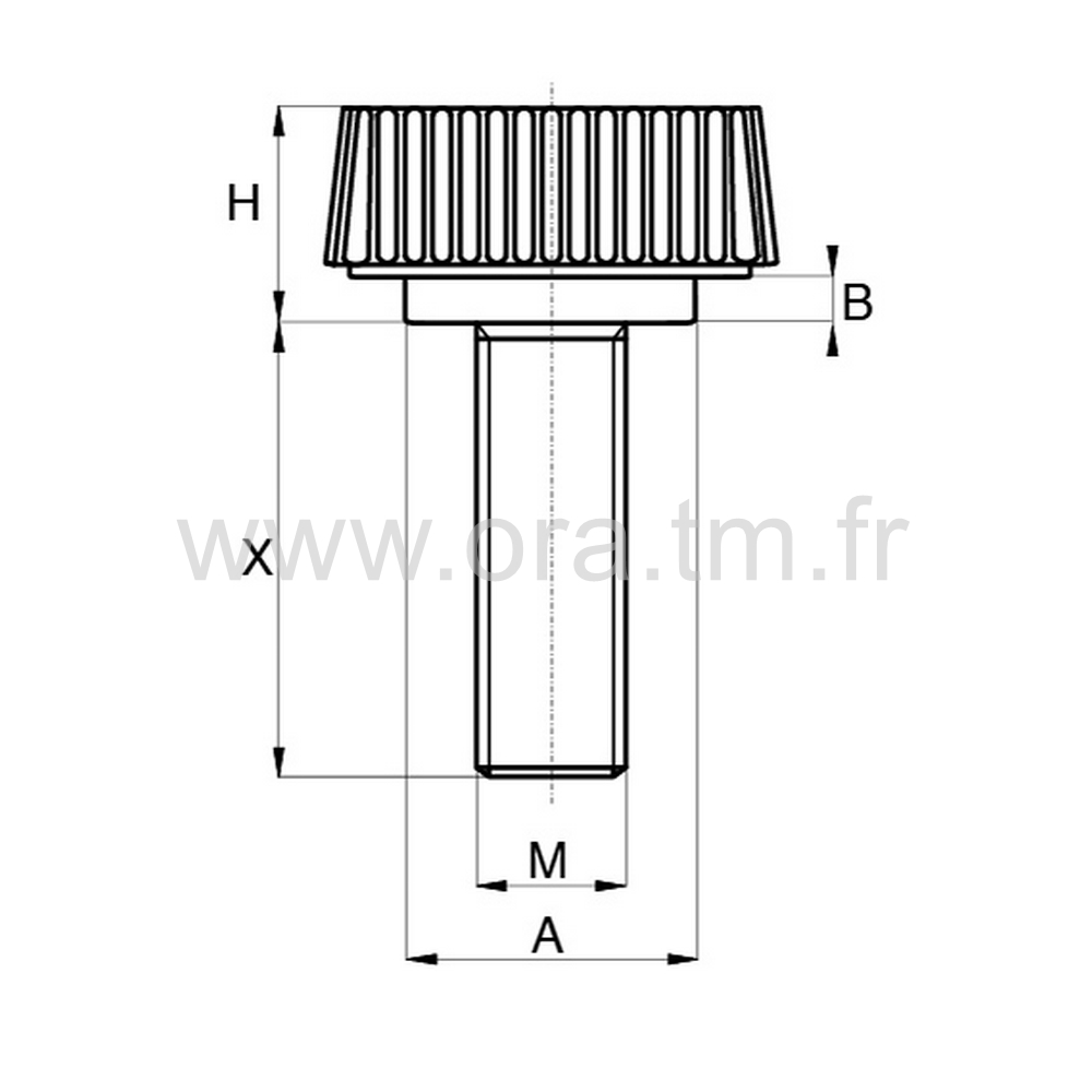 BSI - BOUTON DE SERRAGE - PRISE CYLINDRIQUE