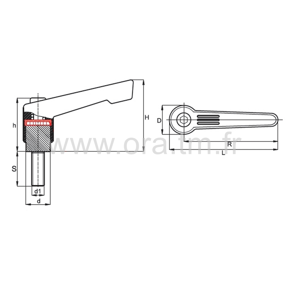 MDR - MANETTE DEBRAYABLE - PRISE 1 BRANCHE