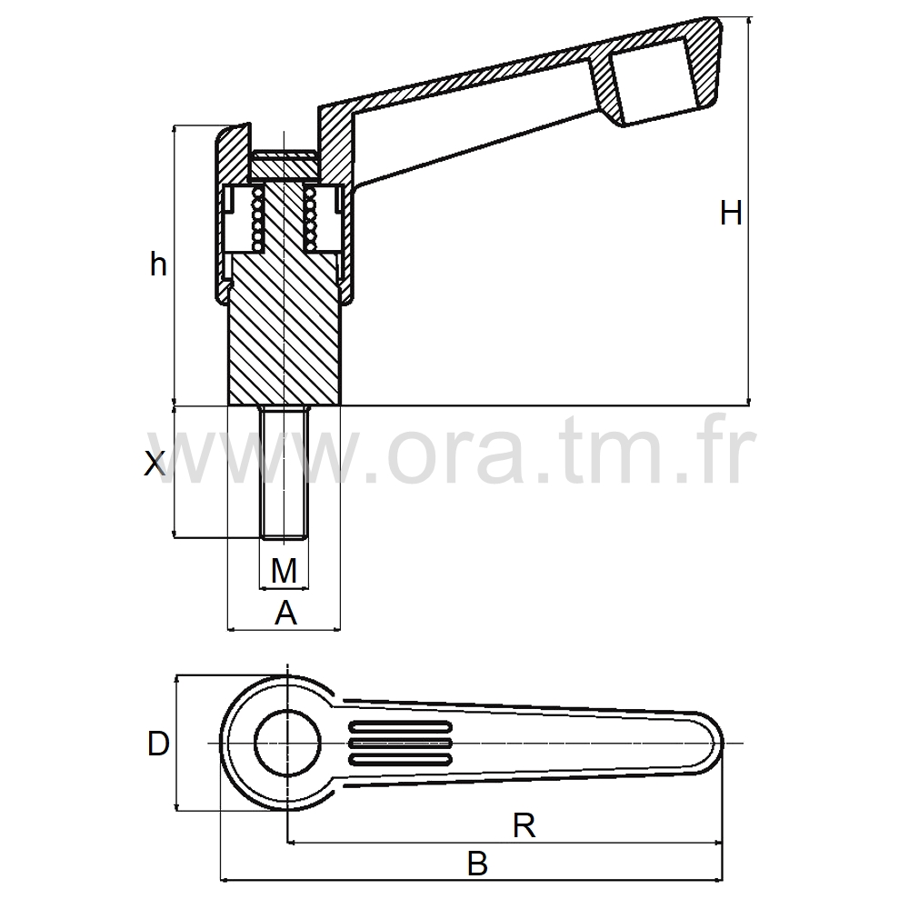 MDS - MANETTE DEBRAYABLE - PRISE 1 BRANCHE