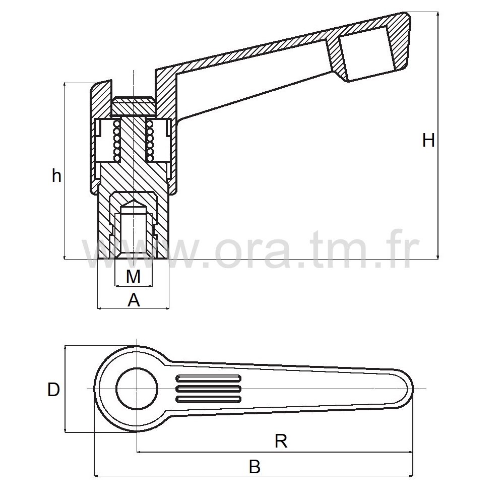 MDSB - MANETTE DEBRAYABLE - PRISE 1 BRANCHE