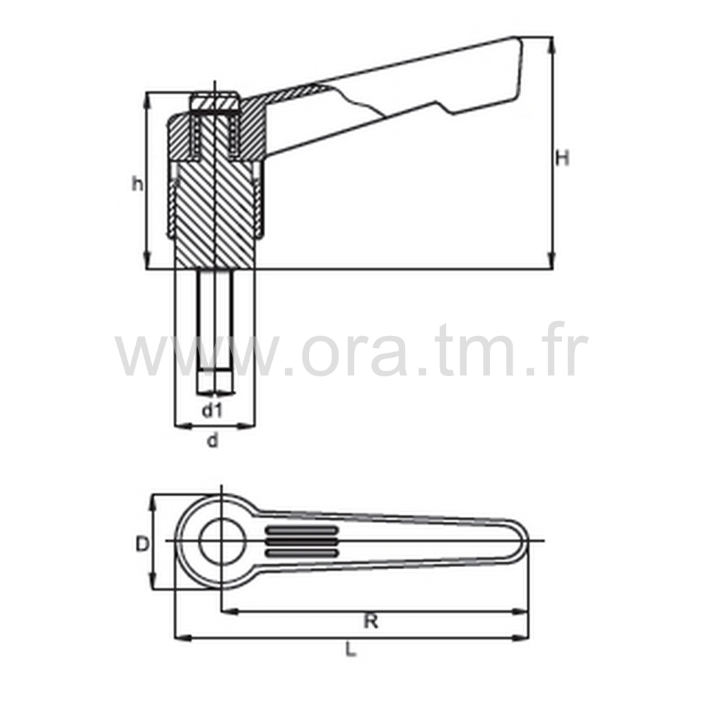 MDZ - MANETTE DEBRAYABLE - PRISE 1 BRANCHE