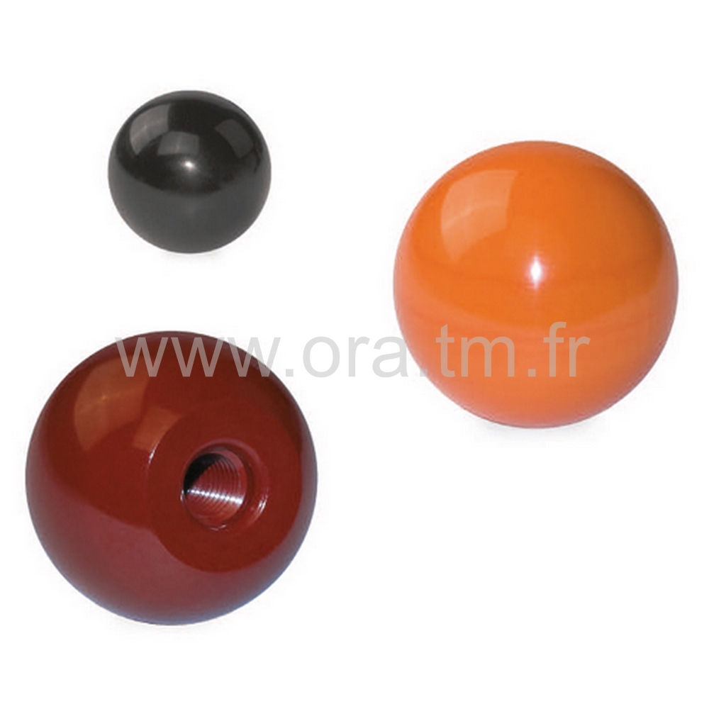 PBK - POIGNEE BAKELITE - PRISE BOULE LISSE