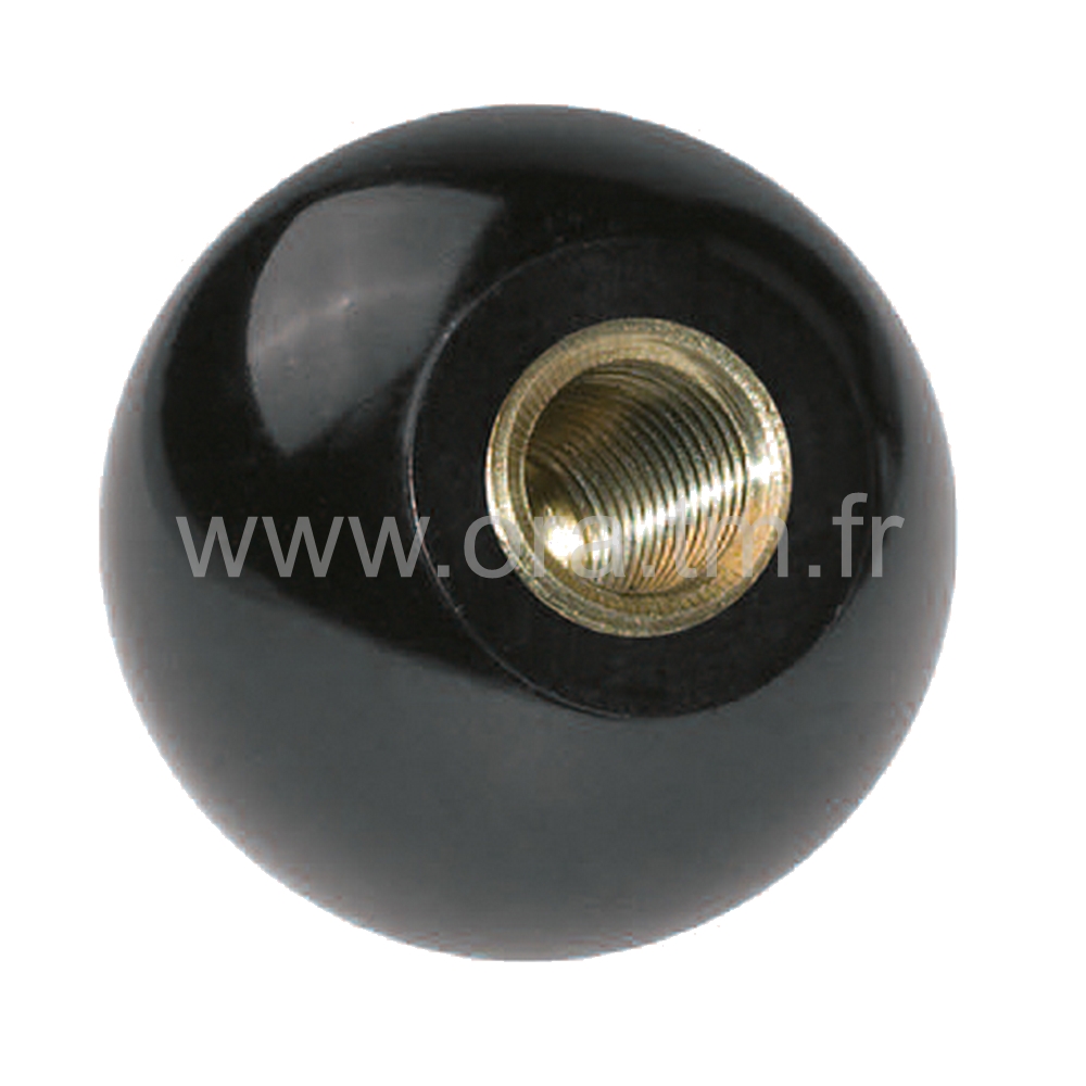 PBK2 - POIGNEE BAKELITE - PRISE BOULE LISSE