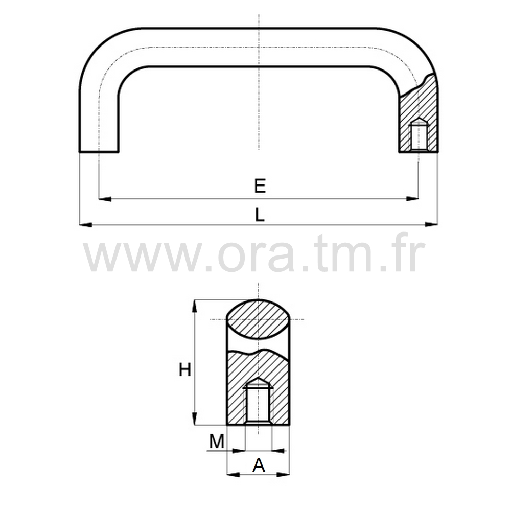 PPO - POIGNEE PONT - PRISE OVALE