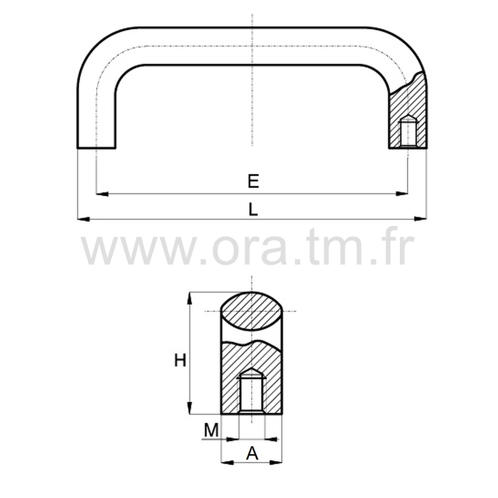 PPOA - POIGNEE PONT - PRISE OVALE