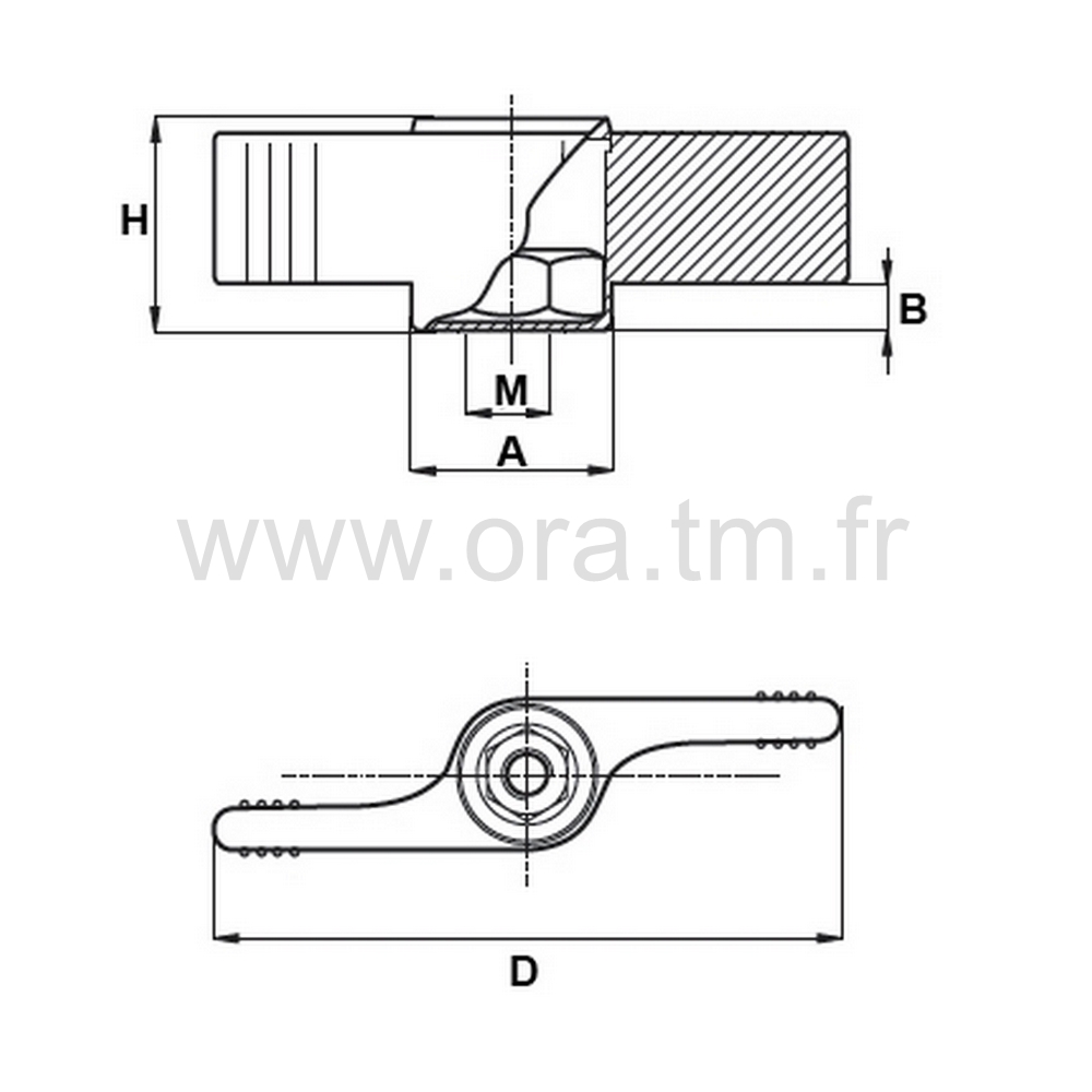 PSID - POIGNEE DE SERRAGE - PRISE 2 BRANCHES