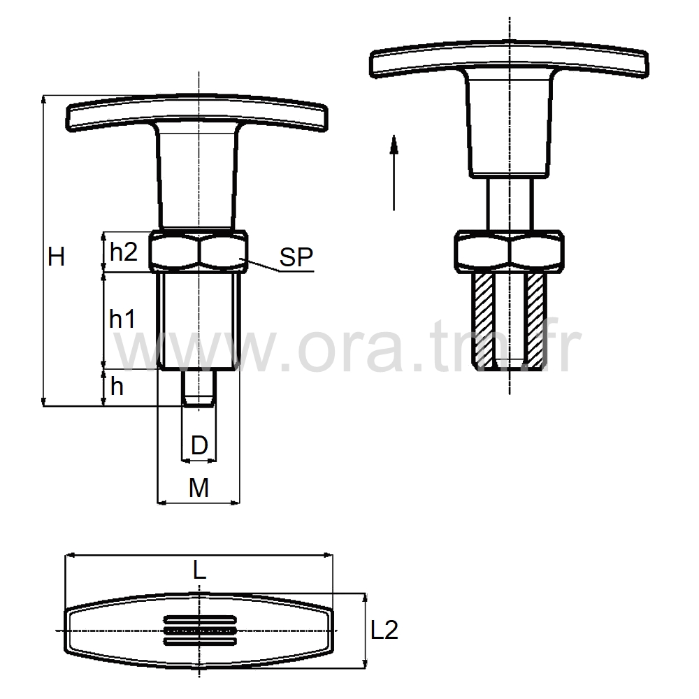 PXT -  - GOUPILLE ESCAMOTABLE