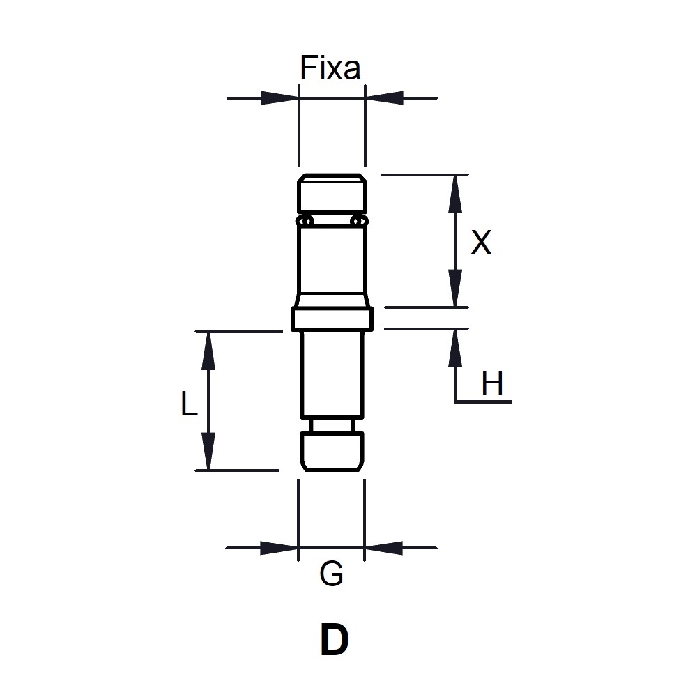 G1023 - PIVOT AXE FIXATION - ROULETTES ET PATINS