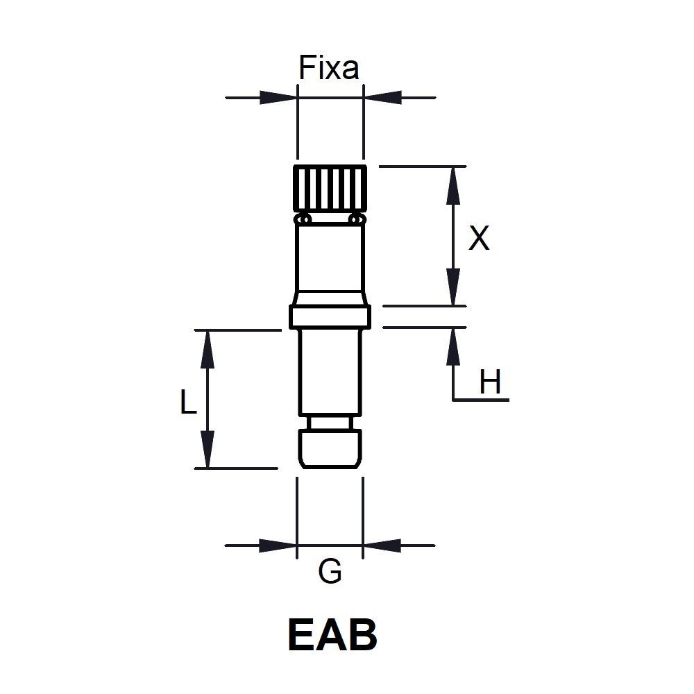 G1029 - PIVOT AXE FIXATION - ROULETTES ET PATINS