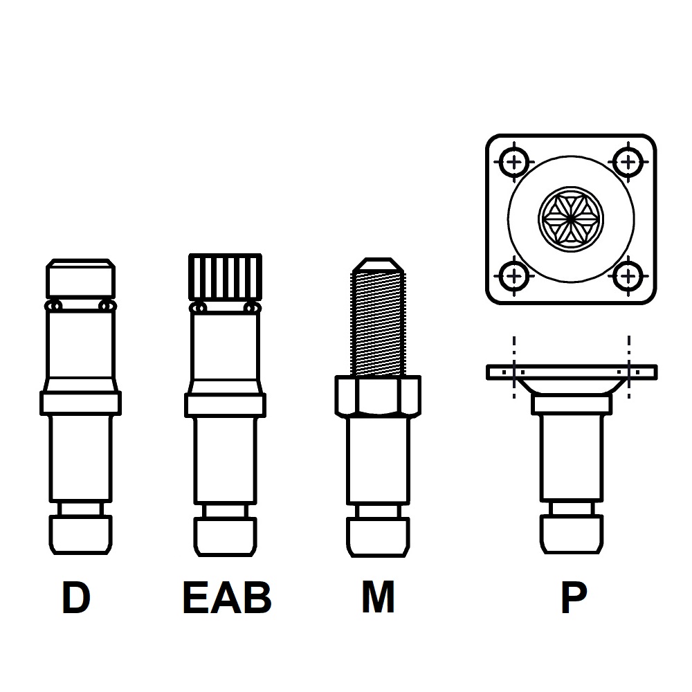 G1029 - PIVOT AXE FIXATION - ROULETTES ET PATINS