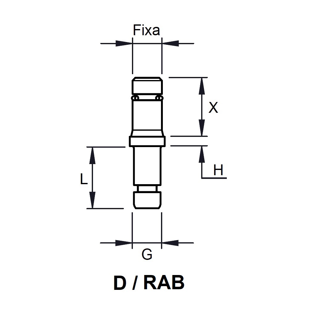 G830 - PIVOT AXE FIXATION - ROULETTES ET PATINS