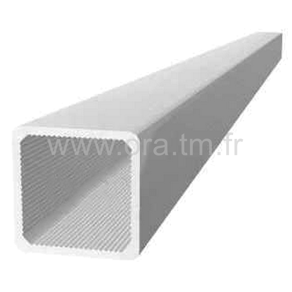 ALU - TUBE CARRE ALUMINIUM - SANS APPUI